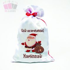 Télapó mintás egyedi neves mikulás zsák fenykepes ajandek karacsony unnep christmas fenyő Télapó mintás egyedi neves mikulás zsák fenykepes ajandek karacsony unnep christmas fenyő