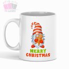 Manó mintás karácsonyi bögre egyedi neves feliratos christmas bogre mug