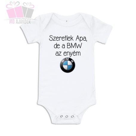 egyedi pamut rovid hosszu ujju body feliratos autos apak nap father day meno gyerek fiat