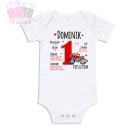 egyedi-neves-feliratos-motor -szülinapi-body-gyermek-póló-birthday-mintás motros jármű éves 