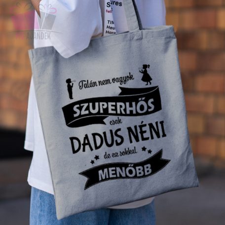 egyedi feliratos neves szoveg taska vaszonszatyor bolcsode ovoda ajandek best hero szuperhos