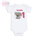 egyedi-neves-szülinapi állatos macis medves-body-harom-éves-lettem-birthday-ajándek-bear