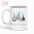 Manó mintás karácsonyi bögre egyedi neves feliratos christmas bogre mug gnome törpe