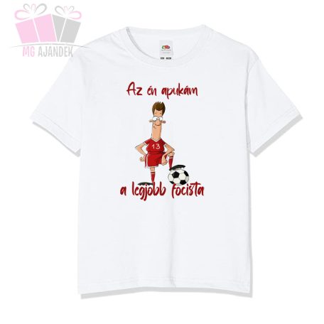 egyedi feliratos vicces humoros fenykepes fotos neves pamut body polo apukam foci sport labda meccs 