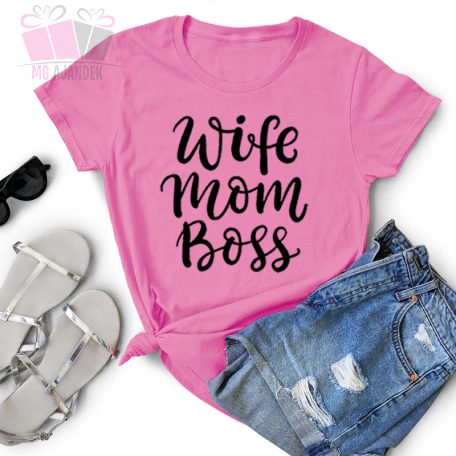 egyedi mintaju pamut felnőtt feliratos fenyképes vicces humoros menyasszony feleség főnök