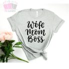 egyedi mintaju pamut felnőtt feliratos fenyképes vicces humoros menyasszony feleség főnök