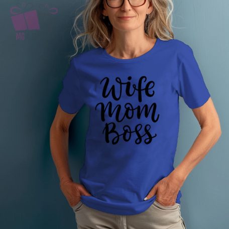 egyedi mintaju pamut felnőtt feliratos fenyképes vicces humoros menyasszony feleség főnök