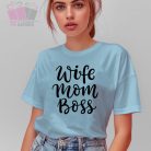 egyedi mintaju pamut felnőtt feliratos fenyképes vicces humoros menyasszony feleség főnök