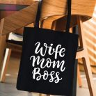 egyedi mintás szatyor bevásárlás nagyi mama születesnap karacsony christmas 