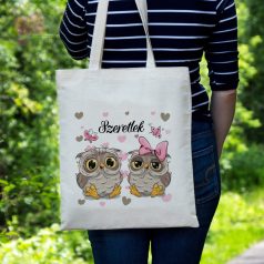 egyedi neves feliratos-szerelmes-vaszonszatyor-eskuvoi-naszajandek-i-love-you-baglyos