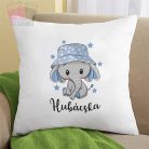 Díszpárna cuki elegántos mintával, névvel egyedi neves ajandek dumbo pillow animals allatos