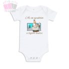egyedi feliratos pamut gyermek body polo legjobb apa best daddy hentes rendor szerelo focista fotos