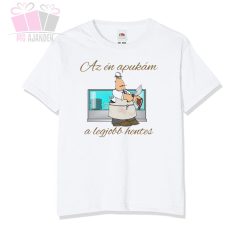 egyedi feliratos pamut gyermek body polo legjobb apa best daddy hentes rendor szerelo focista fotos