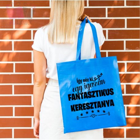 Vászonszatyor - fantasztkus keresztanya mothers day szatyor táska ajandék