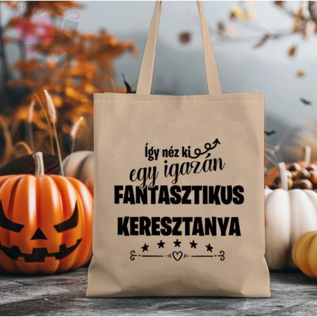 Vászonszatyor - fantasztkus keresztanya mothers day szatyor táska ajandék