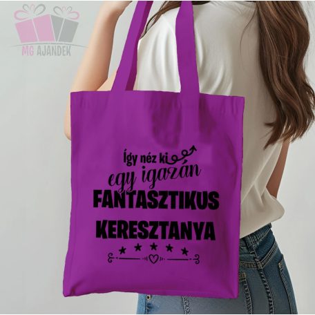 Vászonszatyor - fantasztkus keresztanya mothers day szatyor táska ajandék