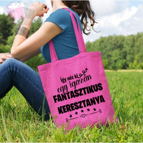 Vászonszatyor - fantasztkus keresztanya mothers day szatyor táska ajandék