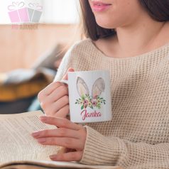 egyedi neves feliratos bogre nyuszis husvet virag allat animals bögre mug kids gyerek