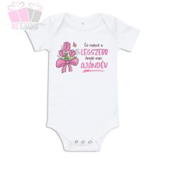 Én vagyok a legszebb Anyák napi ajándék egyedi neves feliratos body/ póló mothers day tshirt kids