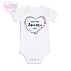 Az első közös Anyák nap ajándék egyedi neves feliratos body/ póló mothers day tshirt kids