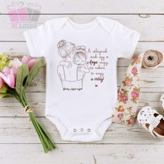 A világnak csak egy anya vagy nap ajándék egyedi neves feliratos body/ póló mothers day tshirt kids