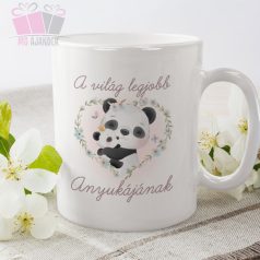 panda maci bear mom anyak napja feliratos bogre egyedi fenykepes ajándék