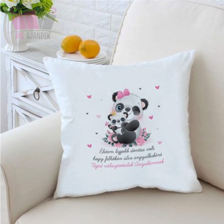 egyedi neves panda parna lanyos fius anya mama anyák napja ajandek mothers day