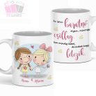 Egyedi fényképes bögre idezet baratnő best friends mug neves csillag létezik