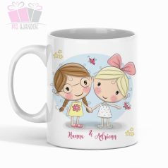 Egyedi fényképes bögre idezet baratnő best friends mug neves csillag létezik
