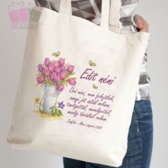 gyerekek tanar vaszonszatyor évvégi ajandek búcsú taska vásárlás óvóda iskola pedagógus virag flower