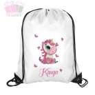 Unikornisos egyedi neves tornazsák iskola sport unikornis rajzfilm cartoon egyszarvú