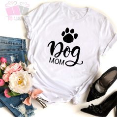 egyedi pamut noi feliratos vicces humoros poenos kutya eb dog mom mothers day anyak napja