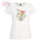 zsiráf mintás egyedi neves body/ póló