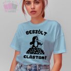 Beszólt, elástam - vicces női póló