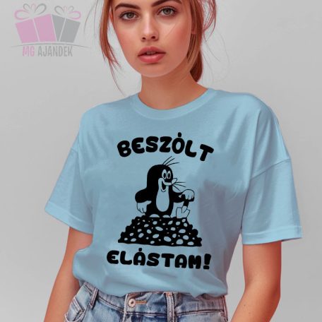 Beszólt, elástam - vicces női póló