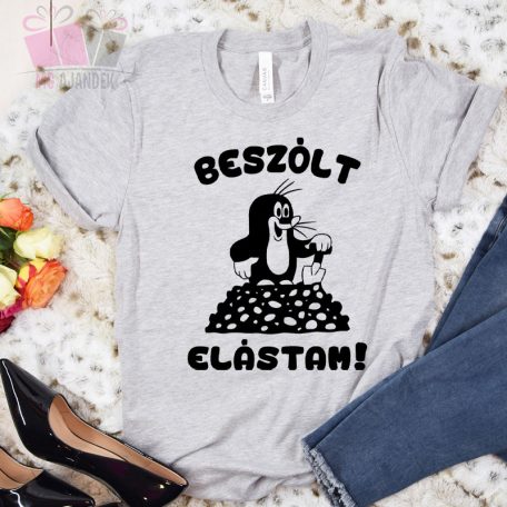 Beszólt, elástam - vicces női póló