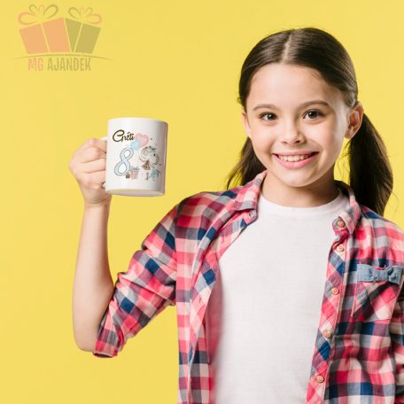 egyedi neves lufis ballon white mug bogrekislányos girl születésnap szülinap birthday