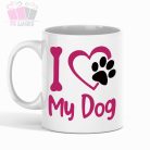 i love my dog mom feliratos bogre egyedi fenykepes kutya barat szerelem eb forever kutyas bogre