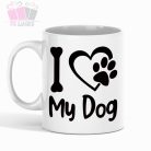 i love my dog mom feliratos bogre egyedi fenykepes kutya barat szerelem eb forever kutyas bogre