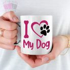 i love my dog mom feliratos bogre egyedi fenykepes kutya barat szerelem eb forever kutyas bogre