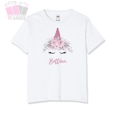 Unikornisos egyedi neves egy éves lettem szülinapi body/ póló