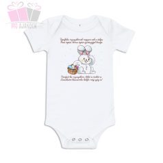 egyedi neves nyuszifül mintas husveti gyermek pamut polo body easter tshirt egyedi neves nyuszifül mintas husveti gyermek pamut polo body easter tshirt