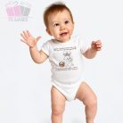 egyedi neves nyuszifül mintas husveti gyermek pamut polo body easter tshirt