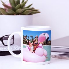 egyedi bögre saját fotóval névvel felirattal