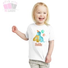 egyedi-neves-szülinapi állatos dinós trex-body-egy-éves-lettem-birthday-ajándek-bear