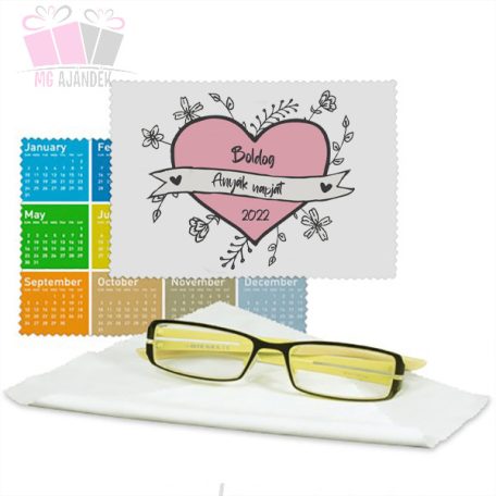 egyedi fényképes ajándék feliratos szemüvegtölrő kendő anyák napja mothers day mami nagyi szeretet 