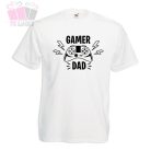 Gamer Dad legjobb apa feliratos póló-ps pc