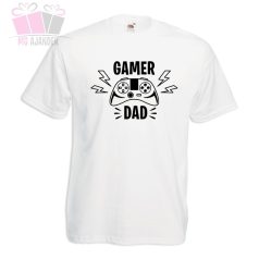 Gamer Dad legjobb apa feliratos póló-ps pc