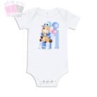 zsirafos giraffe állatos -egyedi-neves-szülinapos-body-gyermek-póló éves lettem-születésnap-birthday