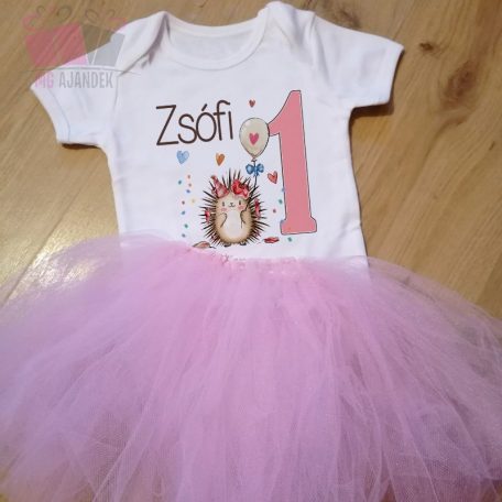 Sünis szülinapi body egyedi névvel éves lettem feliratos számos pamut lány fiú birthday